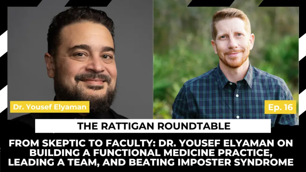 Dr. Yousef Elyaman, founder of FMP Essentials, on The Rattigan Roundtable
